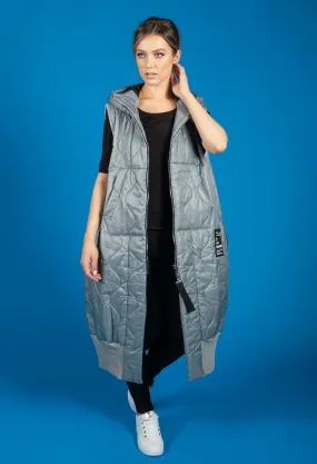 Grey Quilted Gilet