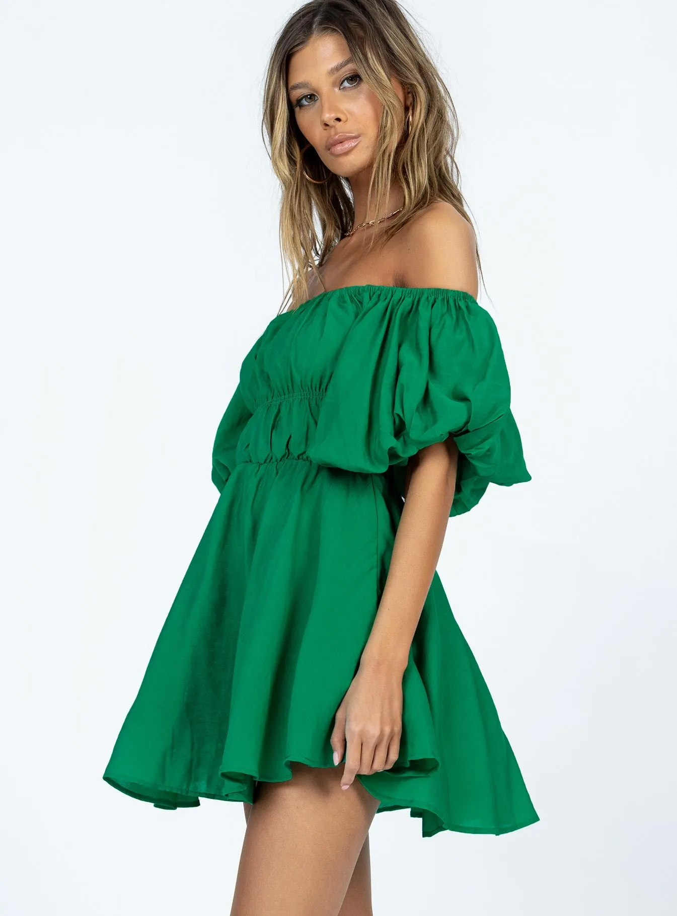 Halton Mini Dress Green