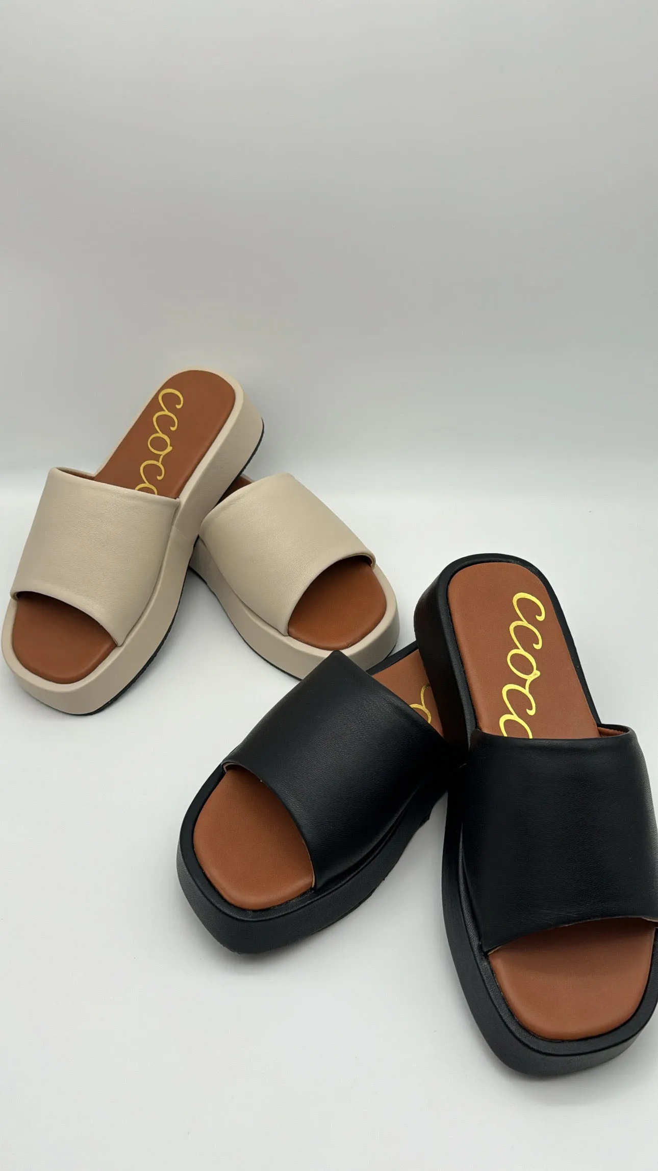 HELEN SLIP ON SANDAL 2 COLOR OPTIONS