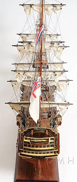 HMS Victory Admiral Nelson Flagship Tall Ship Large Sailboat Exclusive Edition Wood Painted Model Assembled