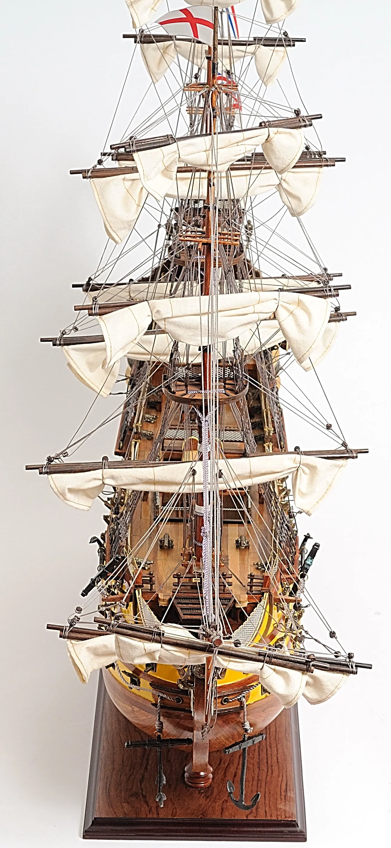 HMS Victory Admiral Nelson Flagship Tall Ship Large Sailboat Exclusive Edition Wood Painted Model Assembled