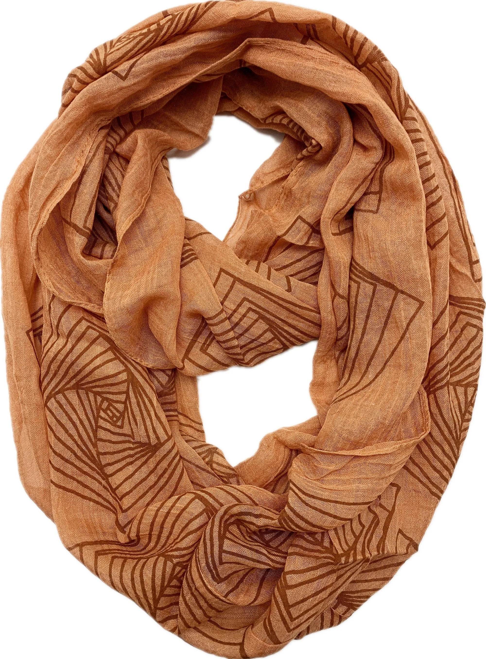 JC011220 Abstract Infinity Scarf