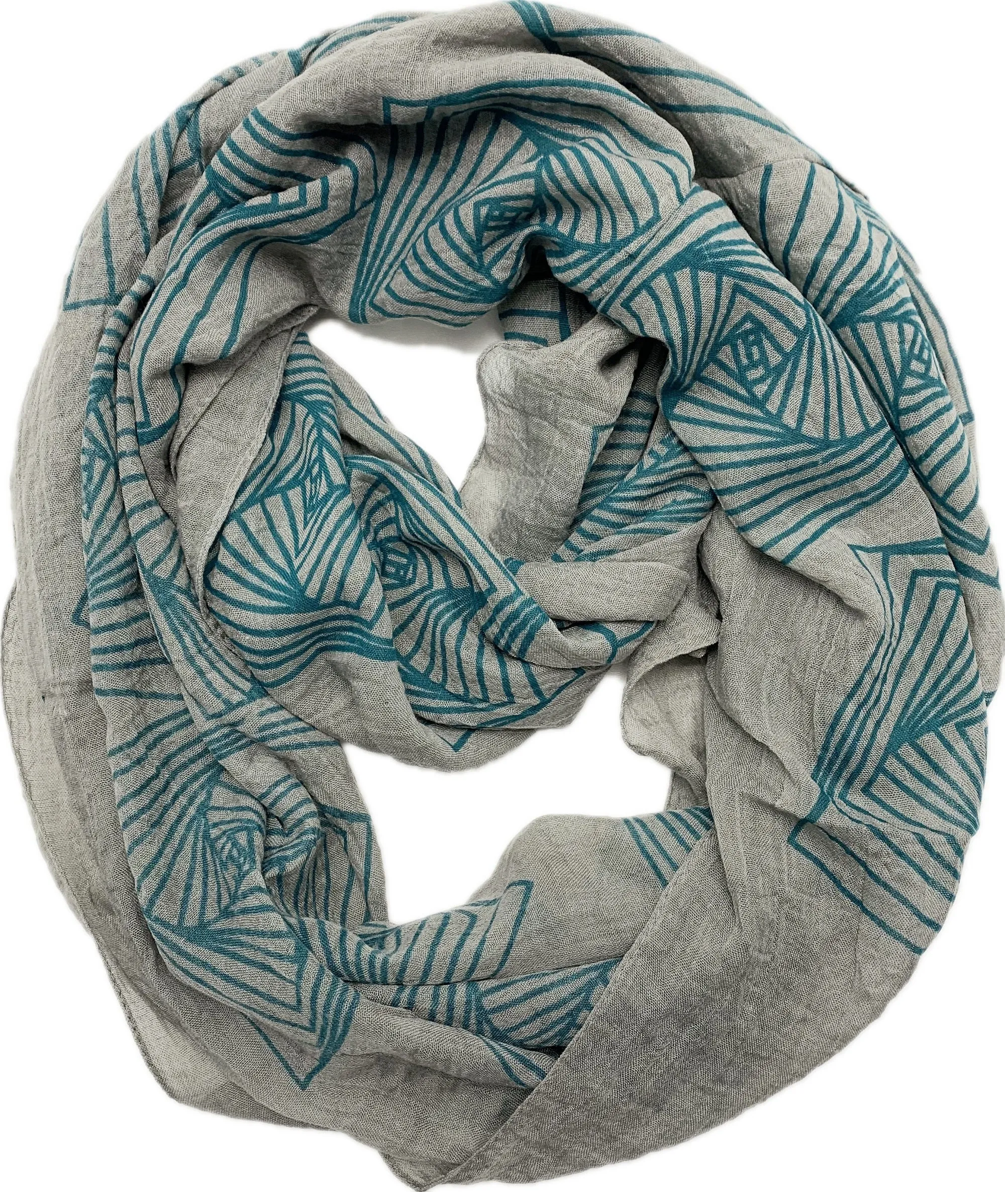 JC011220 Abstract Infinity Scarf