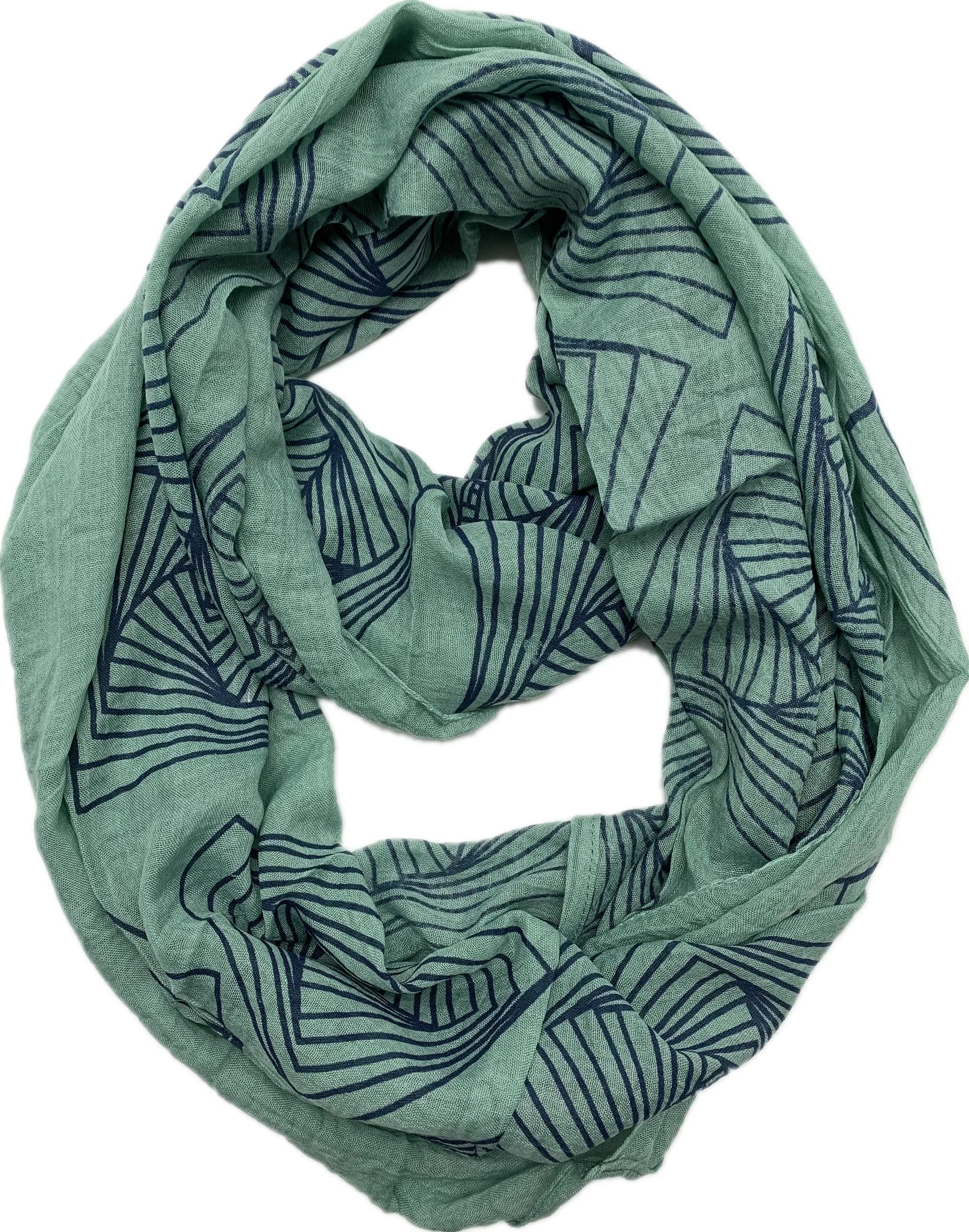 JC011220 Abstract Infinity Scarf