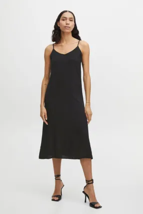 Joella Slip Dress - Black