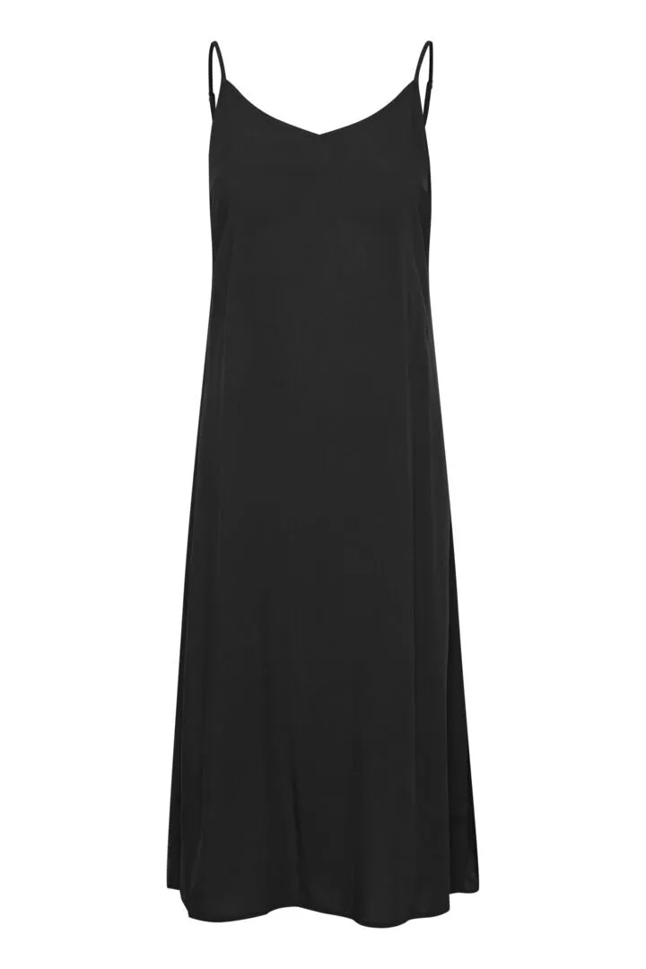 Joella Slip Dress - Black