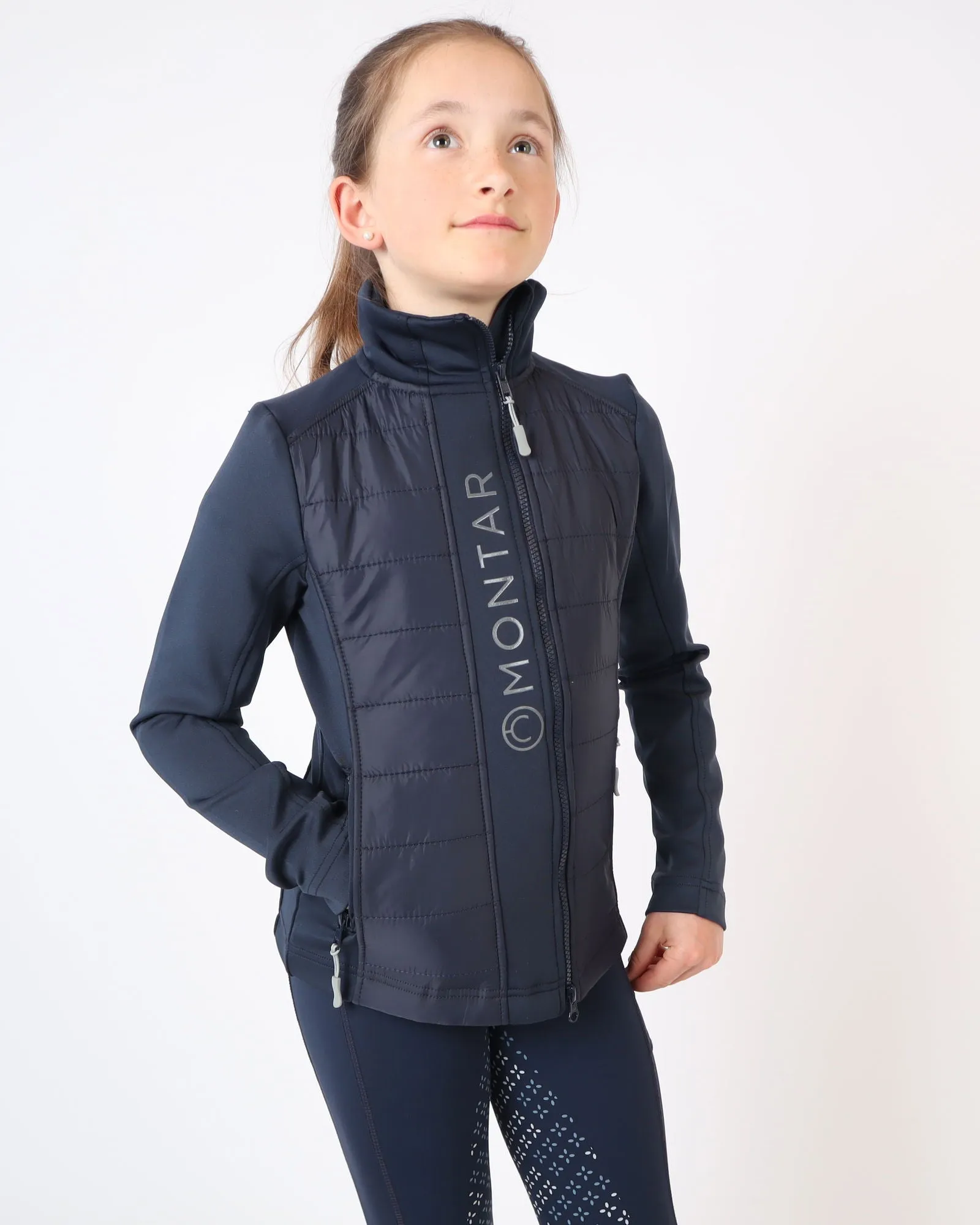 Junior Emma Softshell Jacket - Navy