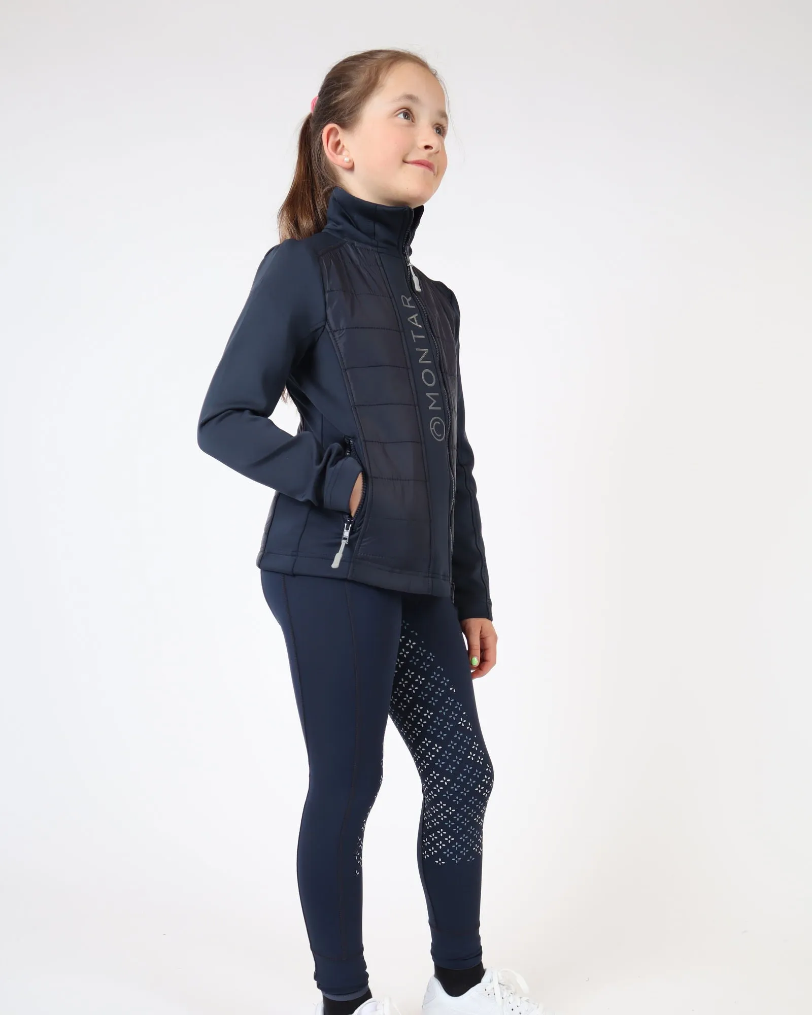 Junior Emma Softshell Jacket - Navy