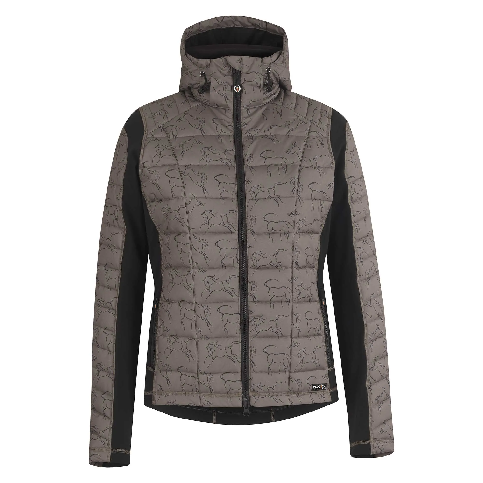 Kerrits Heads Up Winter Whinnies Quilted Jacket