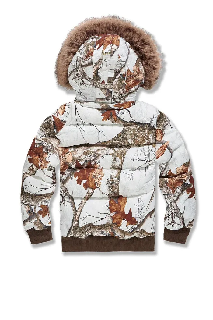 Kids Bomber Jacket (Snow Camo) - 91630CKSC