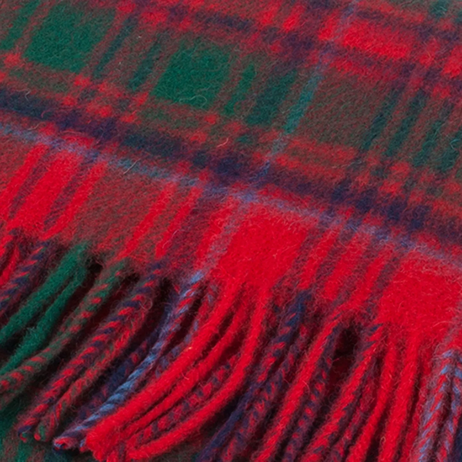 Lambswool Scottish Tartan Clan Scarf  Grant