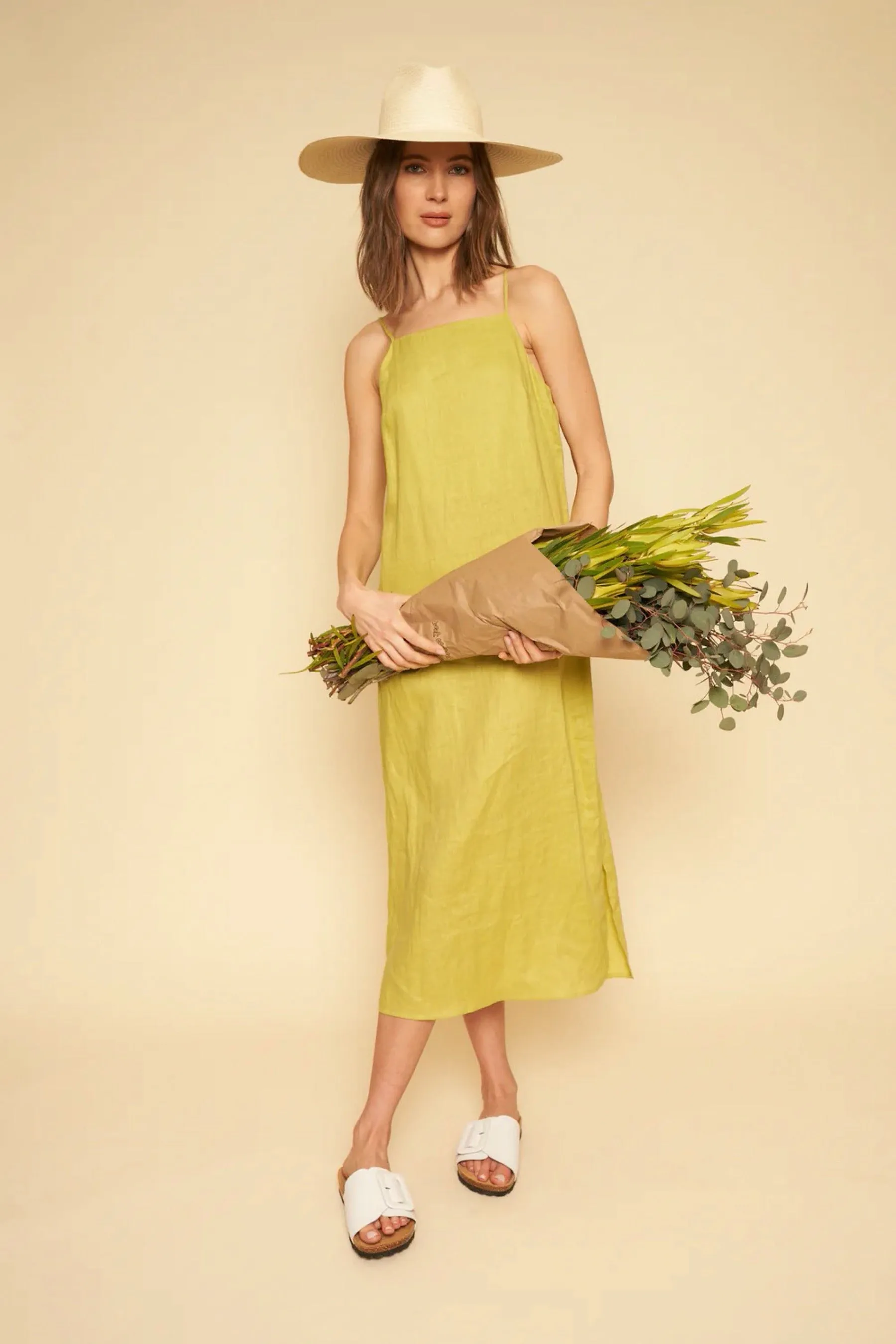 Lime Loni Dress