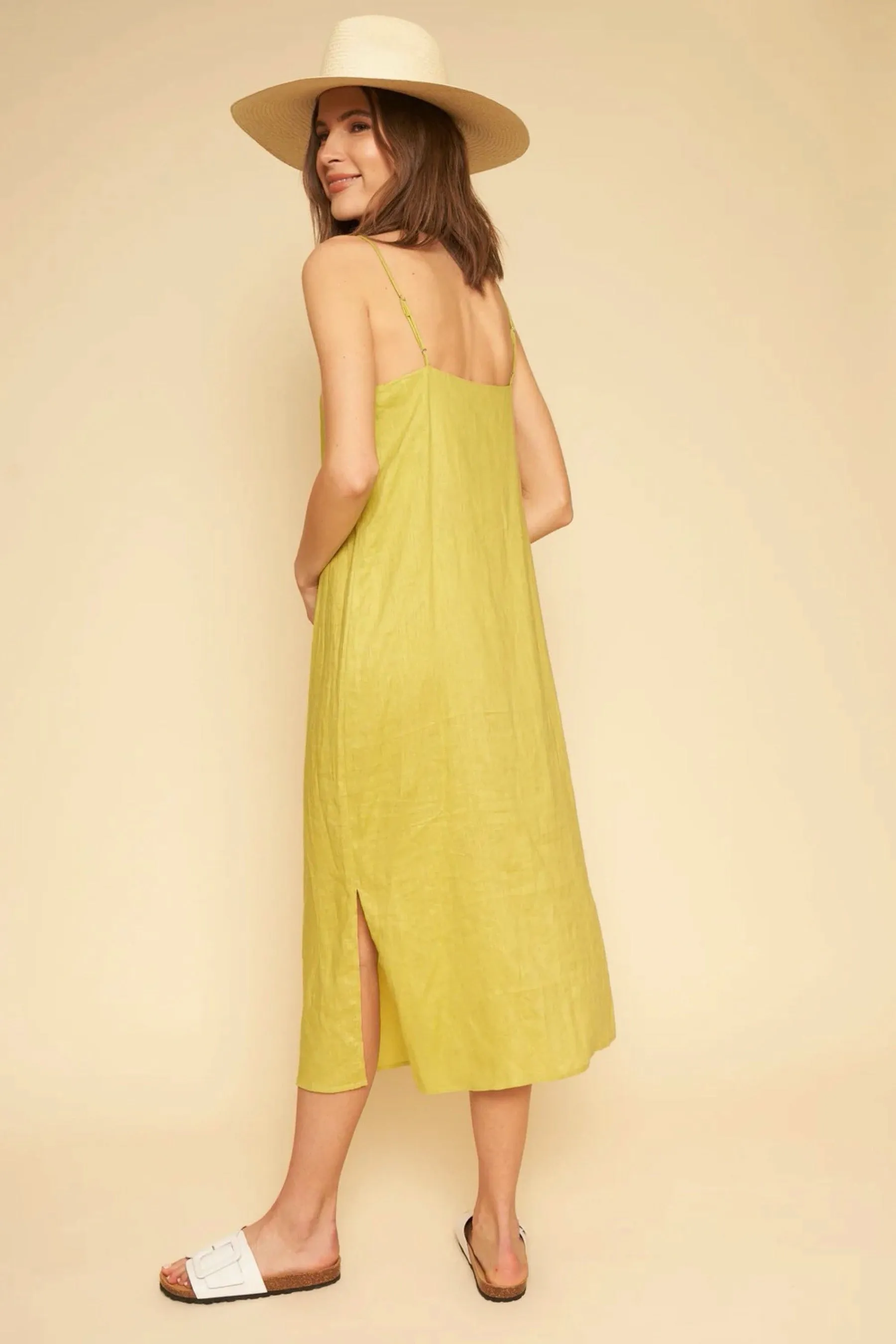 Lime Loni Dress