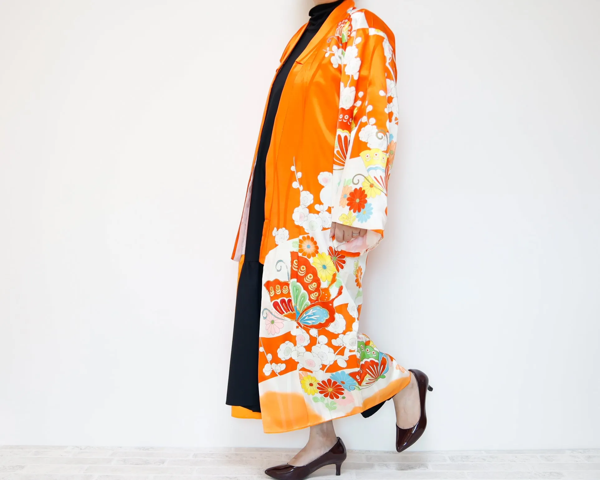 <J06-023> KIMONO Long Jacket