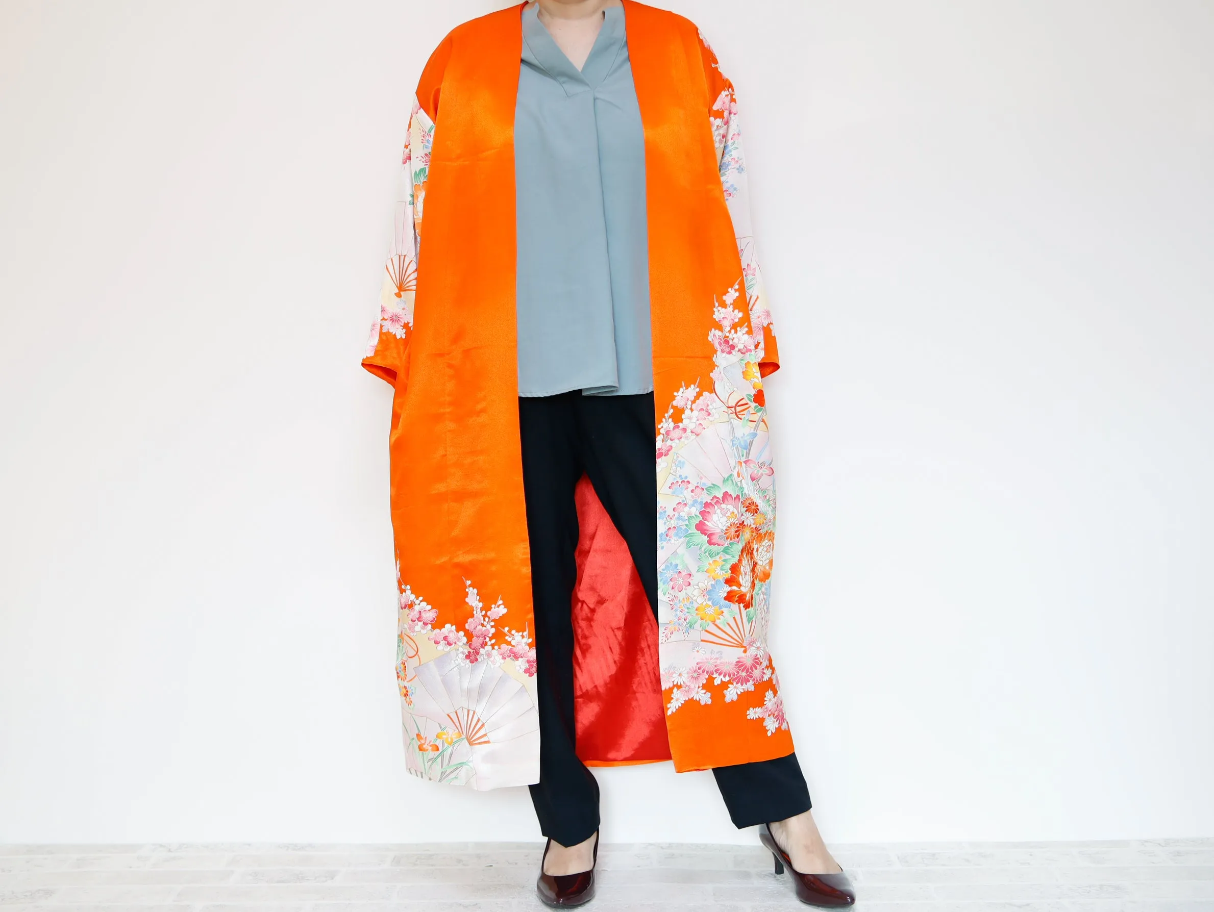 <J06-026> KIMONO Long Jacket