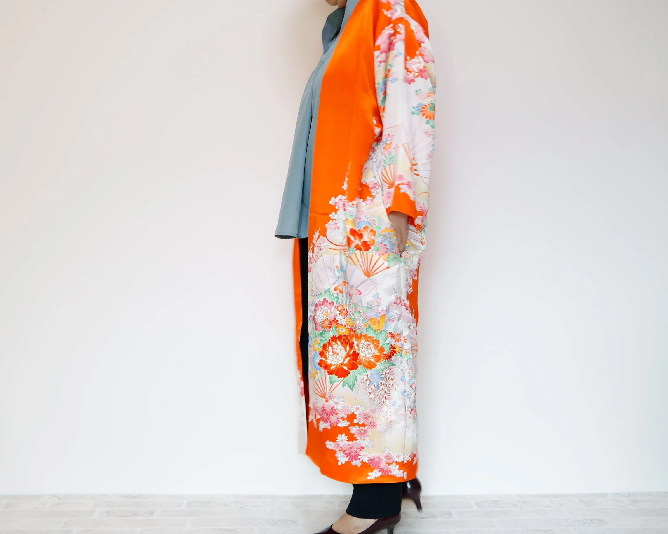 <J06-026> KIMONO Long Jacket