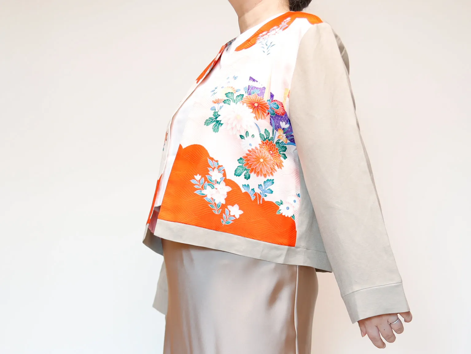 <J15K-017> KIMONO CREW NECK Jacket