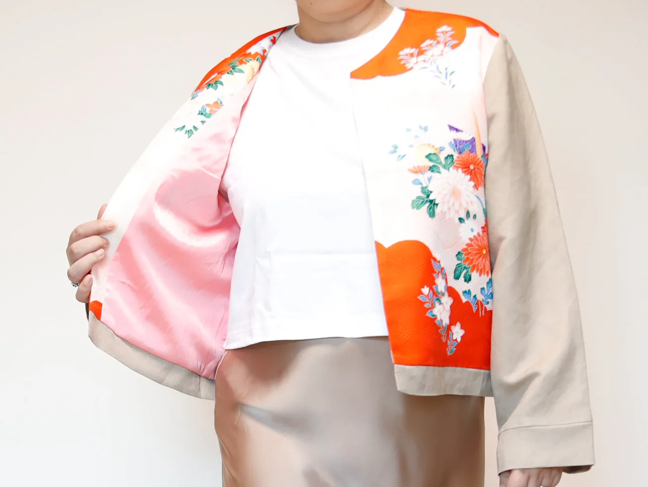 <J15K-017> KIMONO CREW NECK Jacket