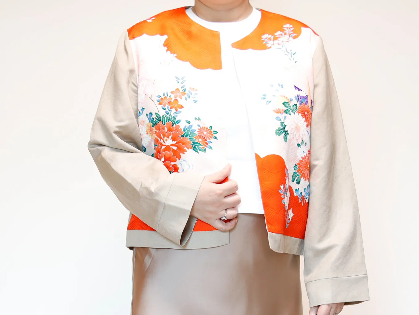 <J15K-017> KIMONO CREW NECK Jacket