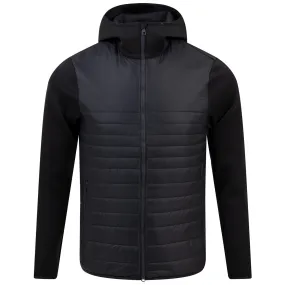 Martino LX Mid Quilted Hooded Hybrid Jacket Black - SS24