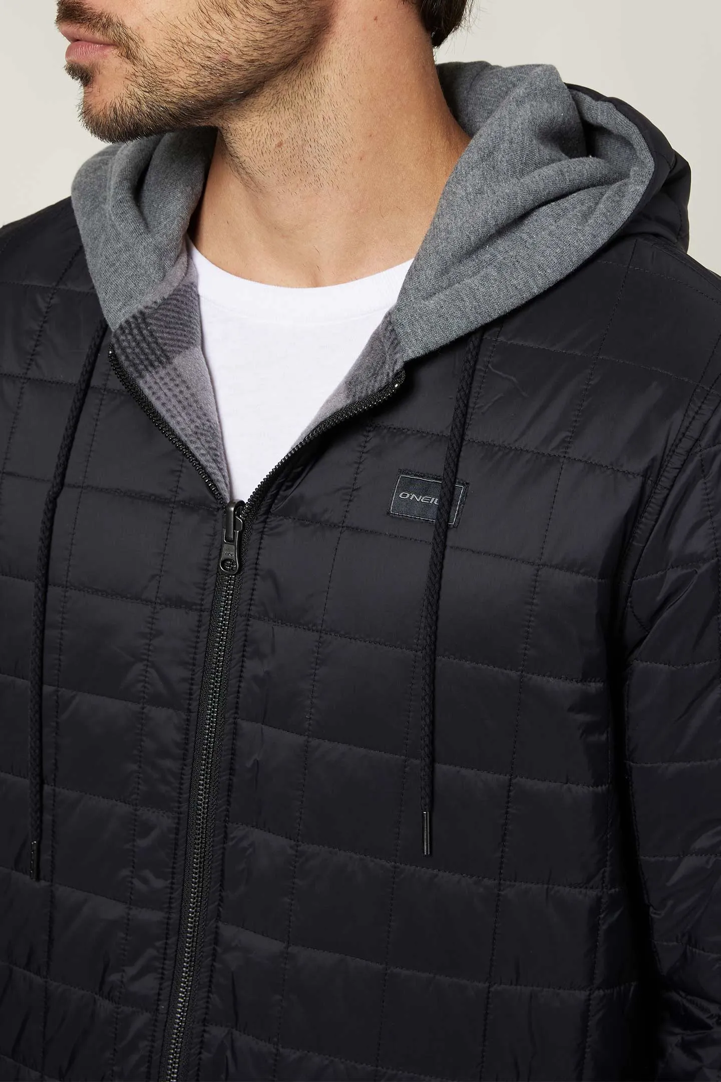 MENS GLACIER HOOD REVERSIBLE JACKET