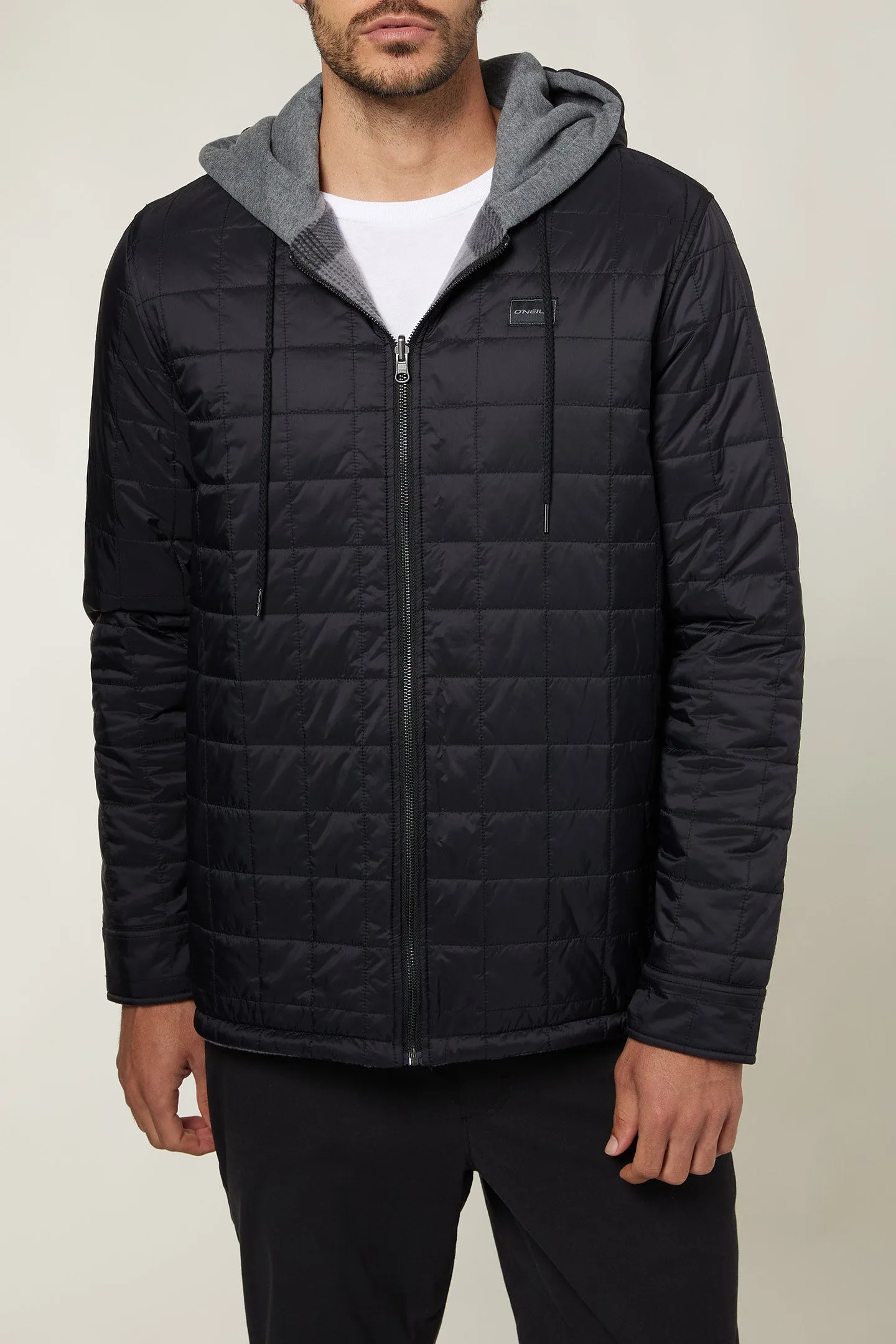 MENS GLACIER HOOD REVERSIBLE JACKET