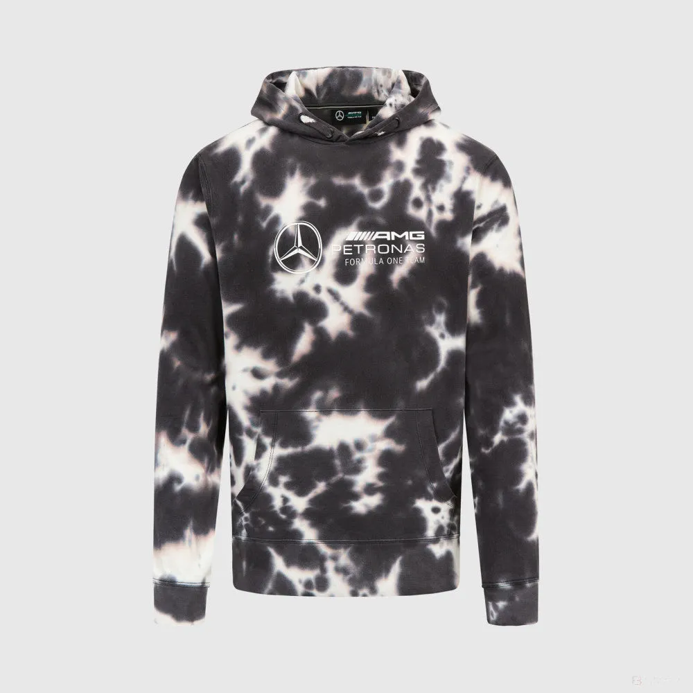 Mercedes Tie Dye Hoody, Grey