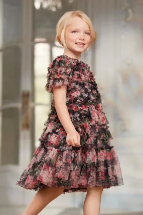 Midnight Dance Marilla Ruffle Kids Dress