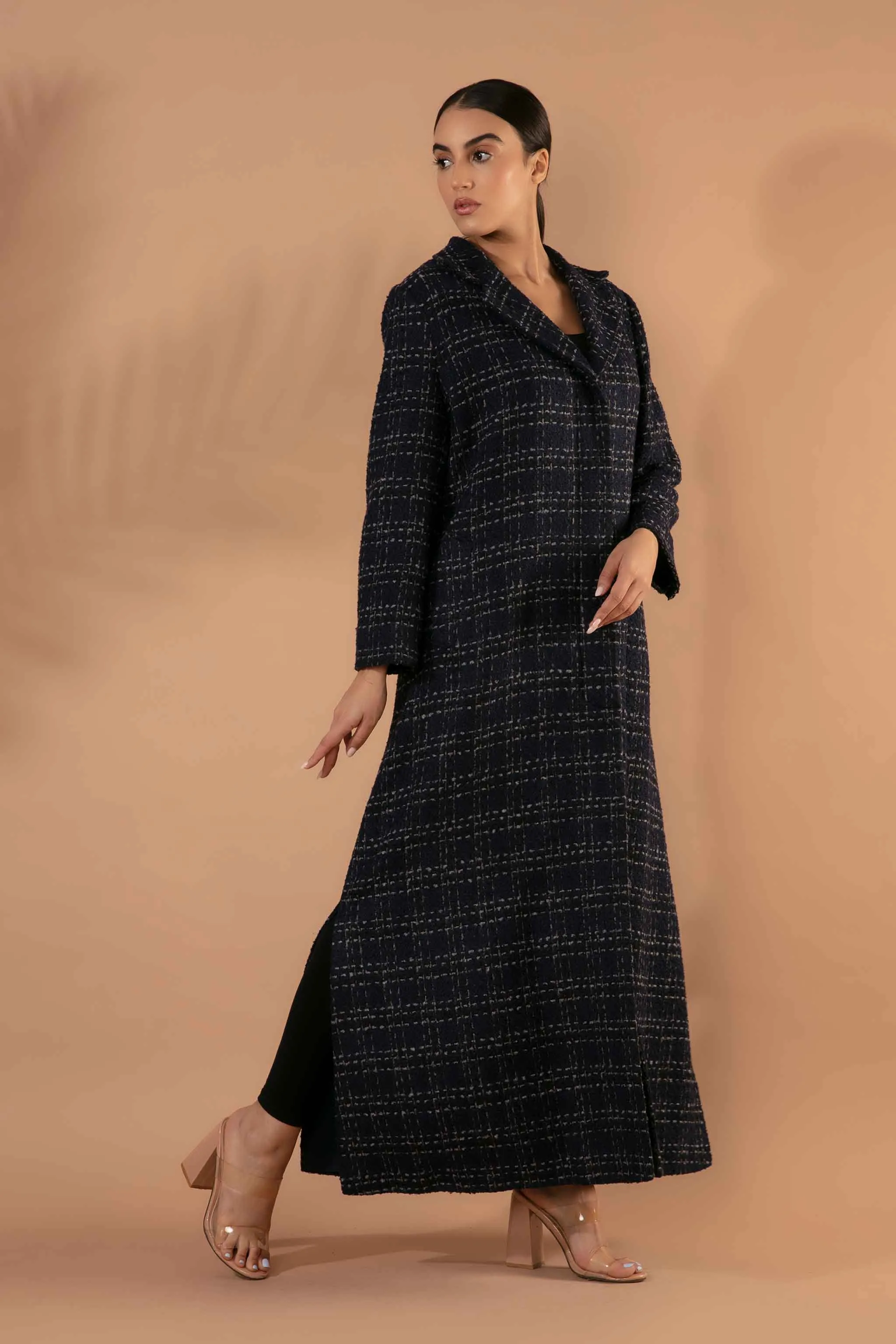 Mirage Coat in Navy Blue