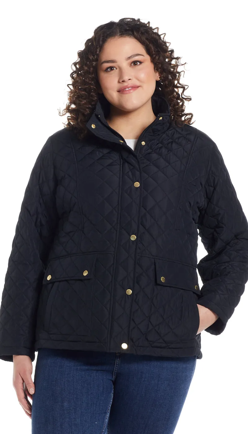 MODERN QUILTED BARN JACKET