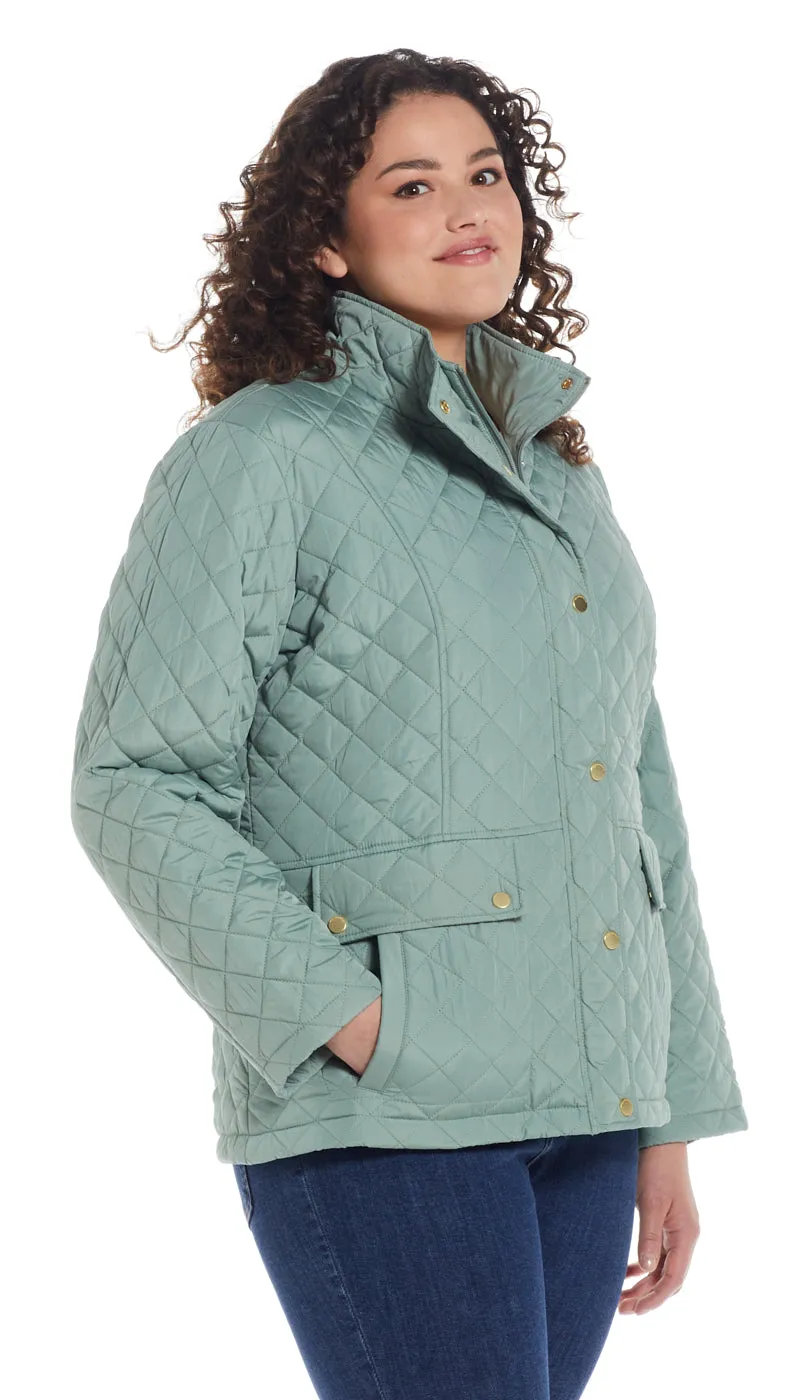 MODERN QUILTED BARN JACKET