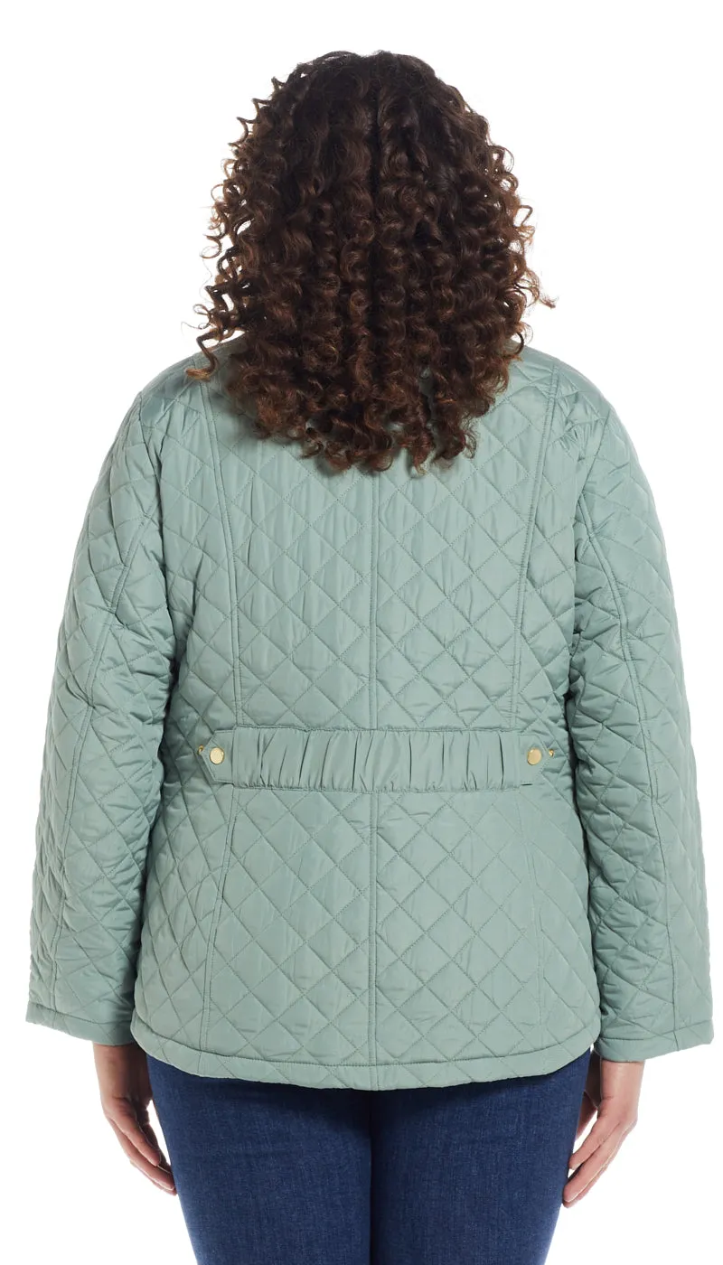 MODERN QUILTED BARN JACKET