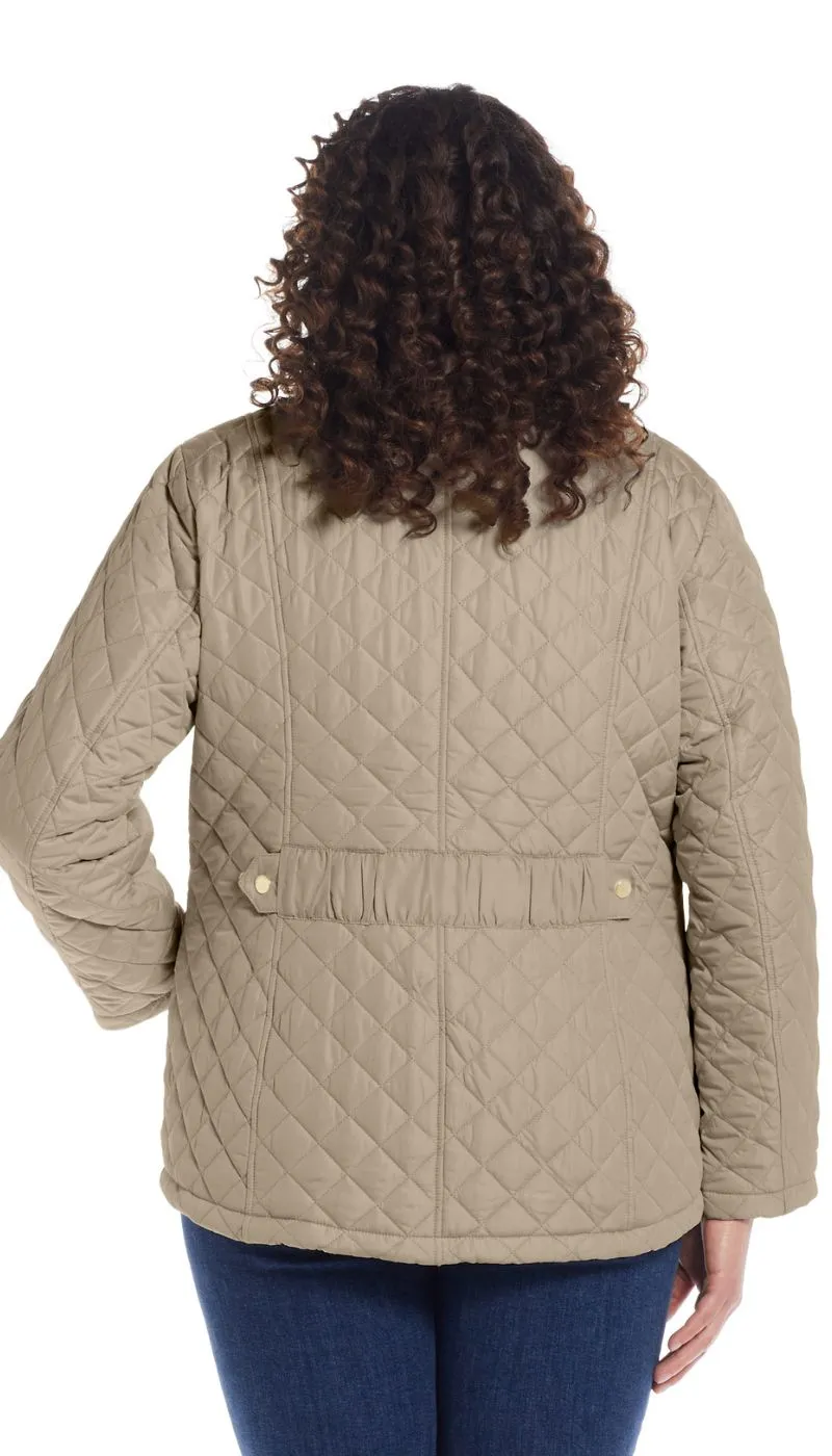 MODERN QUILTED BARN JACKET