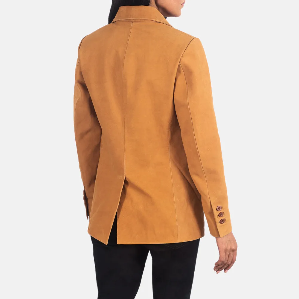 Norma Brown Nubuck Blazer