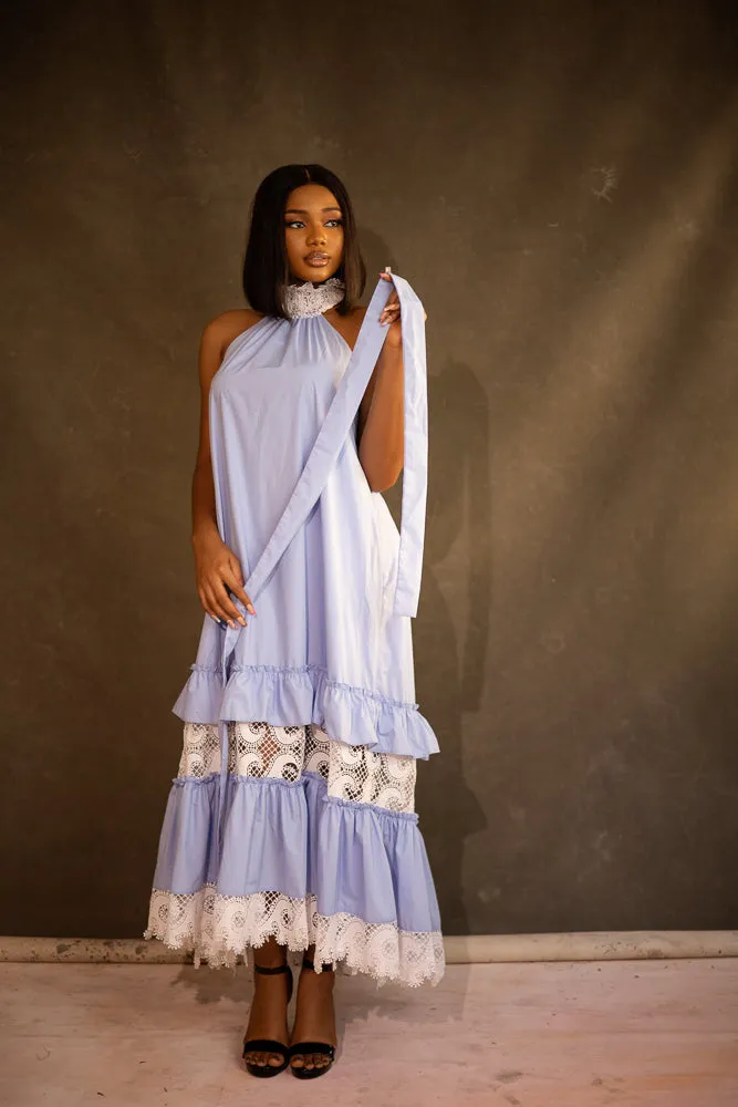 OVIEL DRESS - BLUE