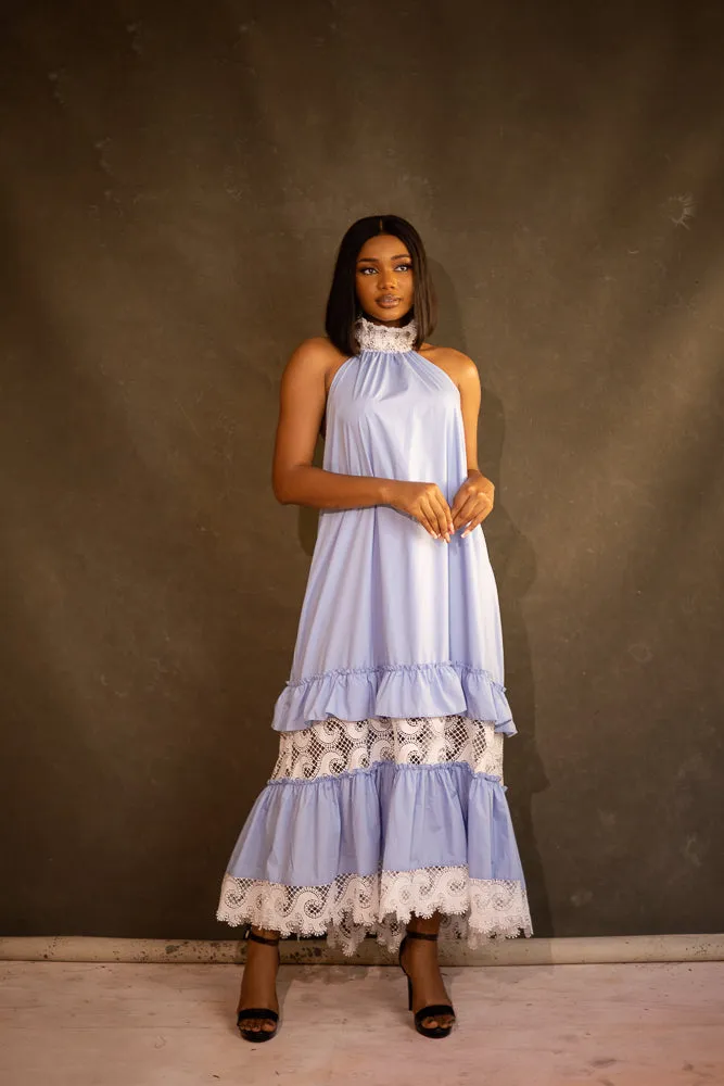 OVIEL DRESS - BLUE