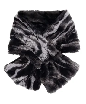 Pull-Thru Scarf -  Marble Dune Luxury Faux Furs