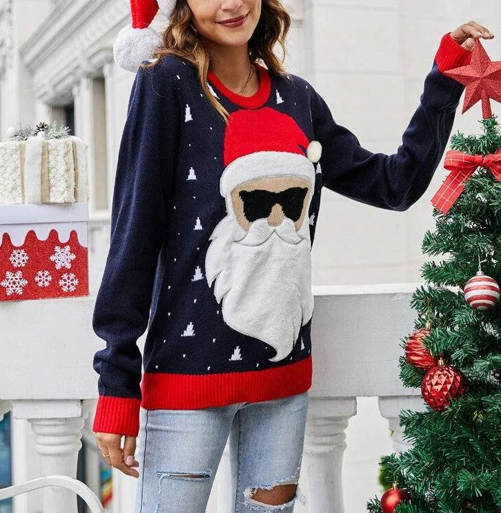 Rachel Santa Claus Christmas Sweater