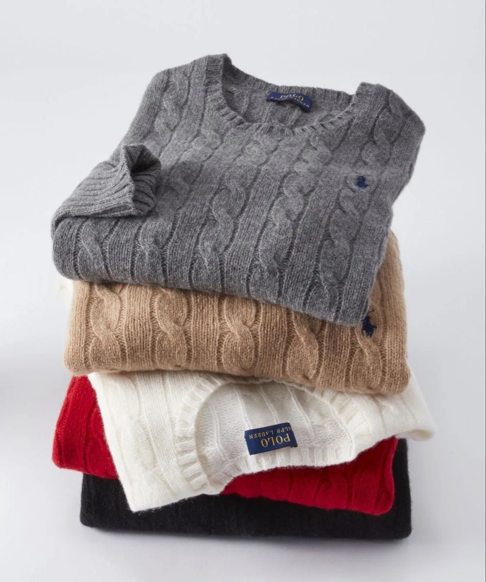 Ralph Lauren kids cable and 1/4 zip sweaters