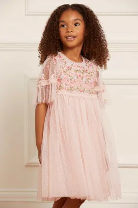 Ribbon Bouquet Bodice Kids Dress