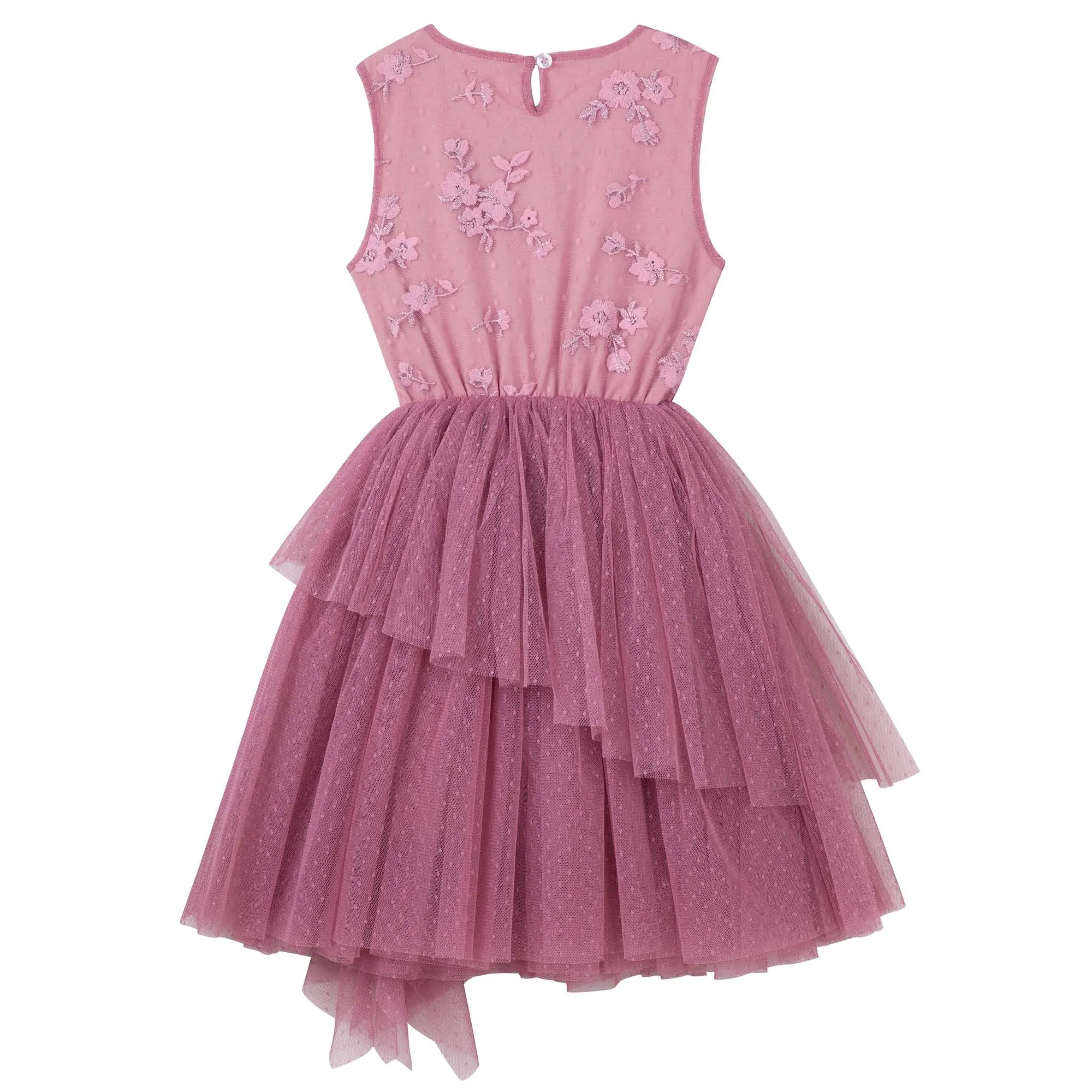 Sally Lace Tutu Dress - Rouge