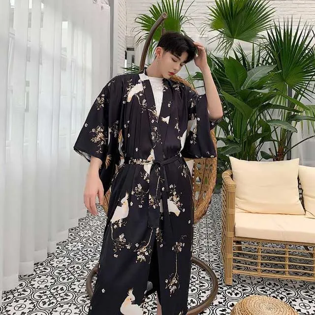 Satin Kimono Style for Men