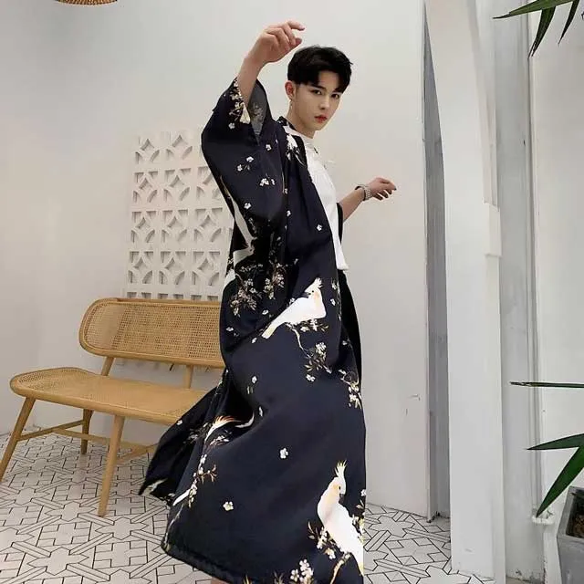 Satin Kimono Style for Men