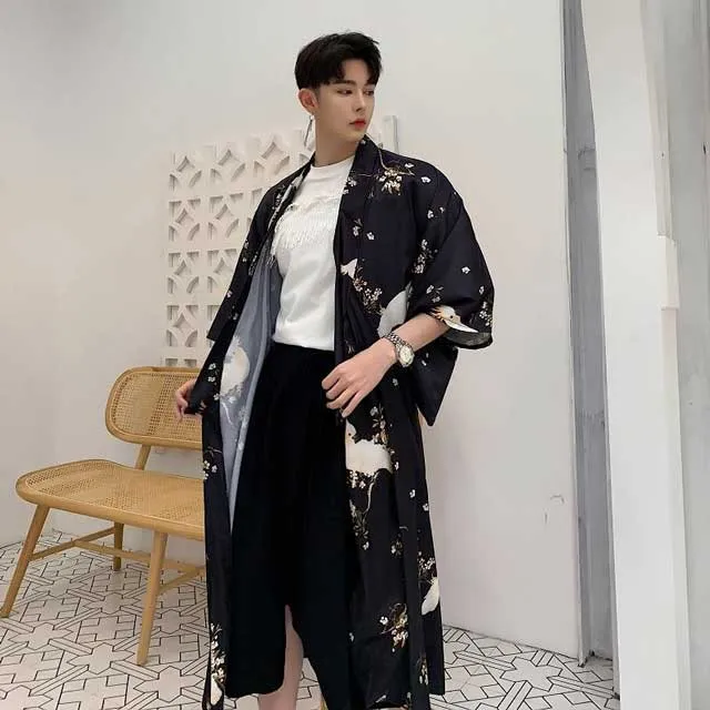 Satin Kimono Style for Men