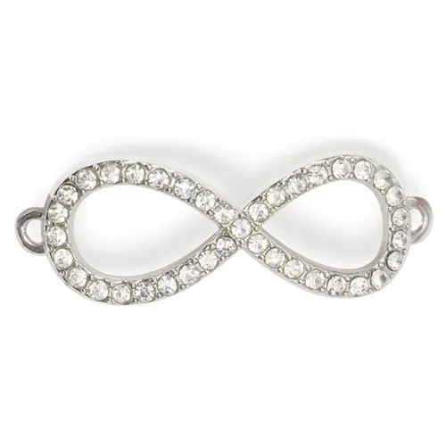 Shambala Rhinestone Charm - Infinity (Large)