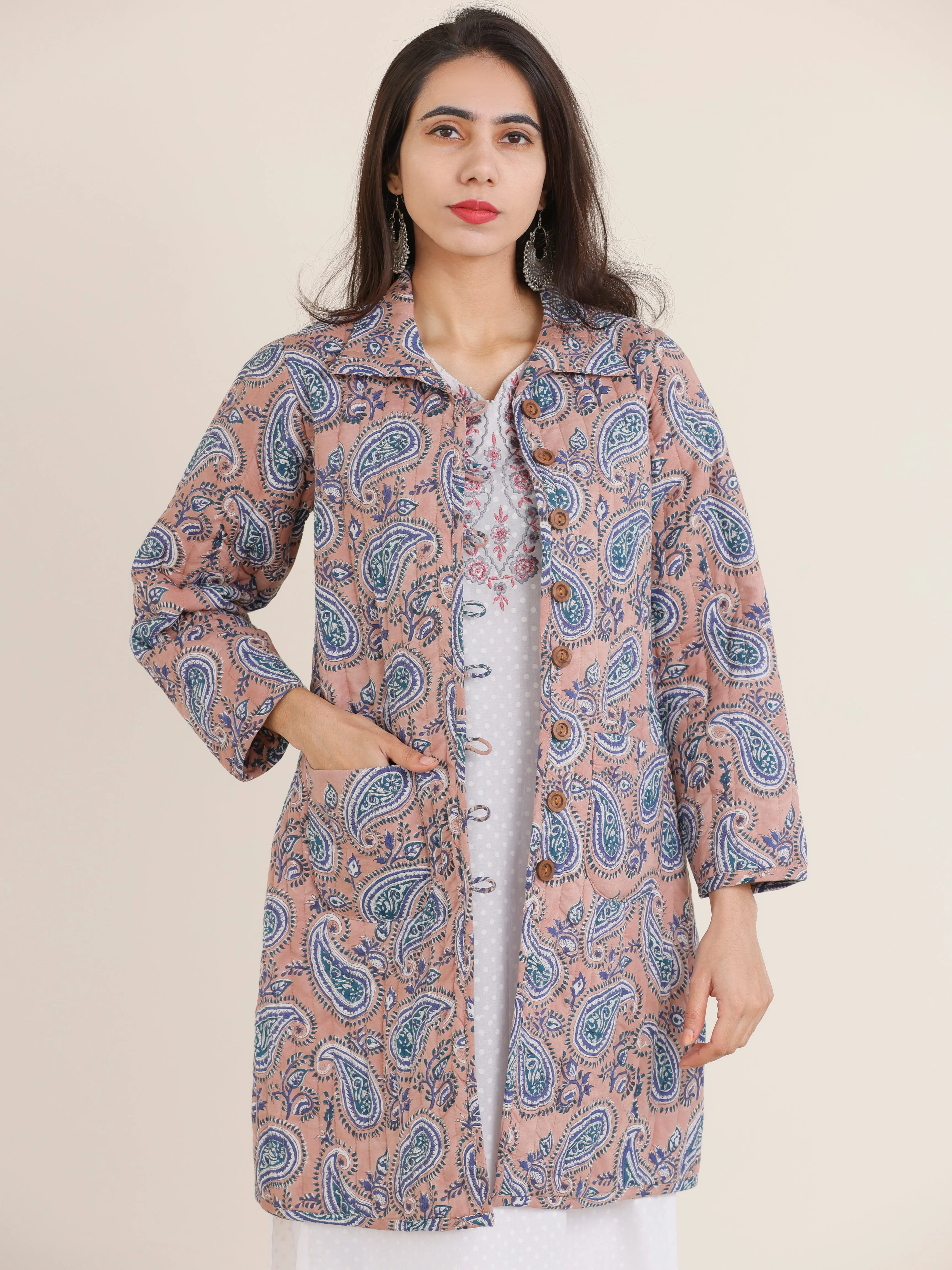 Shishir Priya Quilted Reversible Jacket