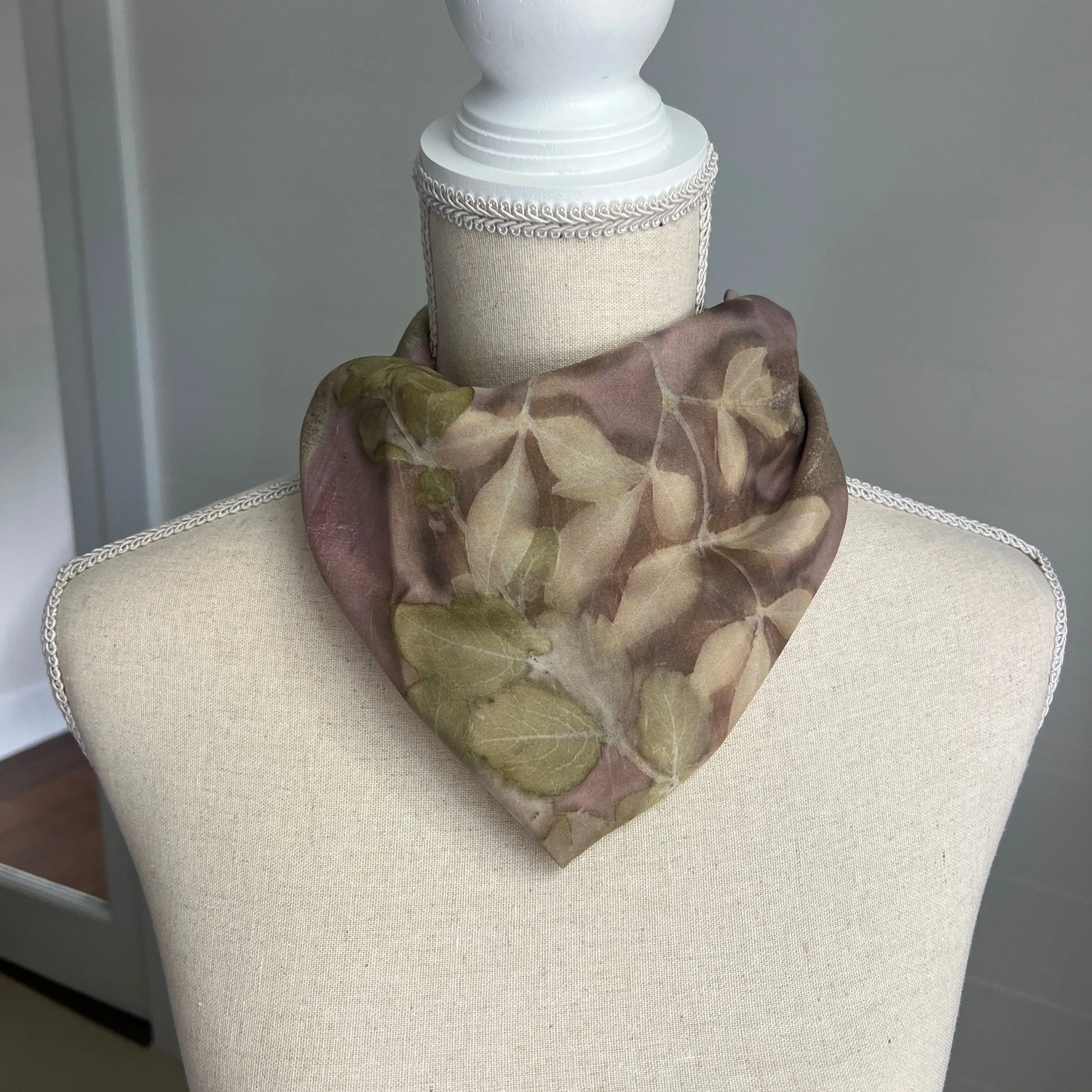 Silk Scarf | "Katie" Cochineal - Sappanwood