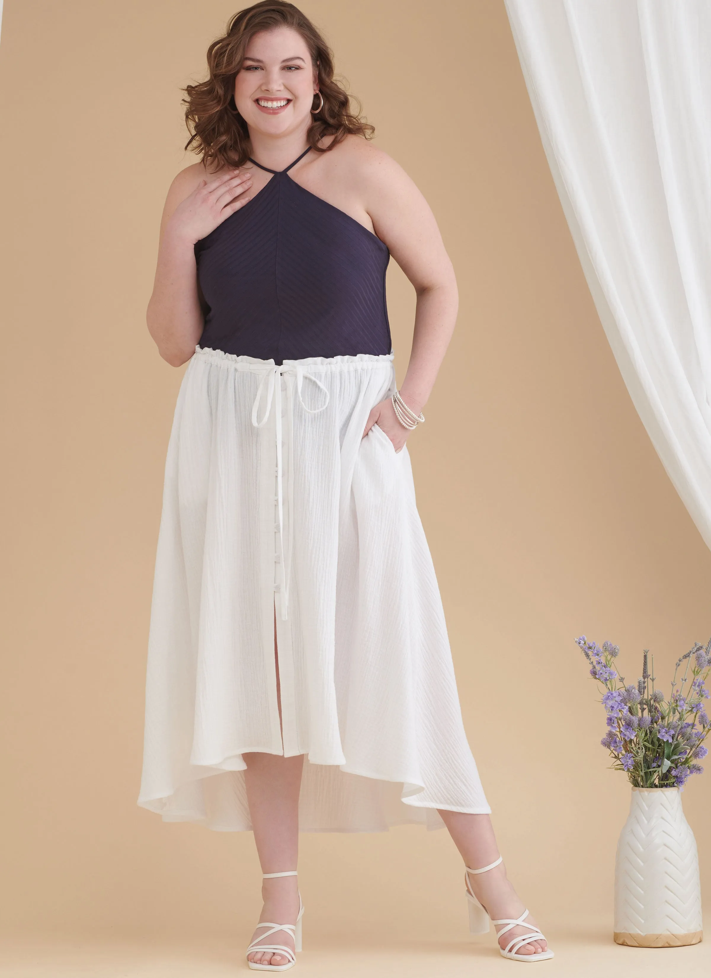 Simplicity Sewing Pattern S9787 WOMEN'S SKIRT WITH HEMLINE VARIATIONS