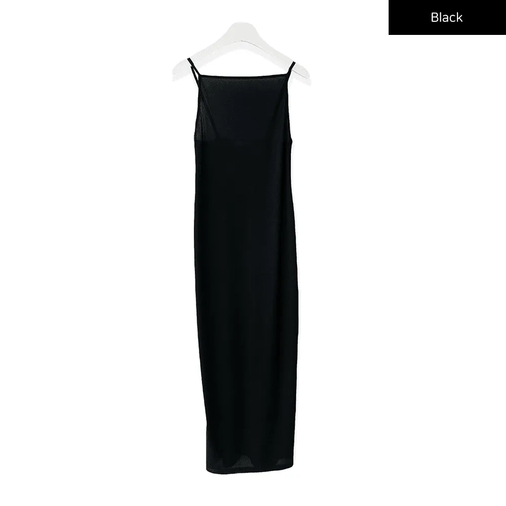 Sleeveless Maxi Slip Dress C2001