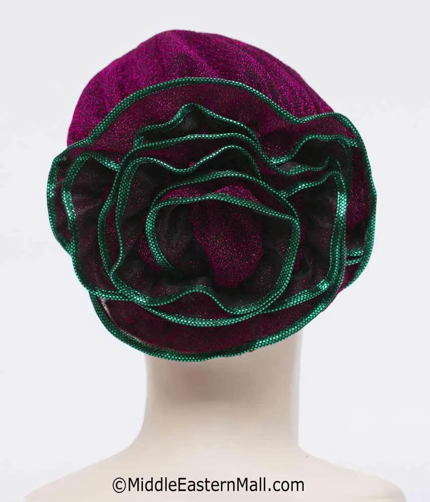 Small Dazzle Hijab Caps available in Purple or Magenta